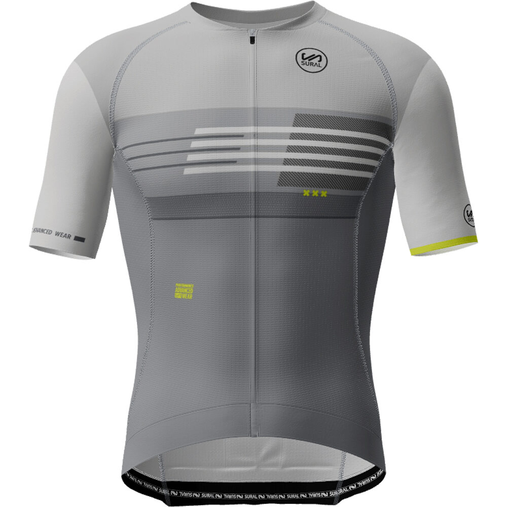 Sural maillot manga corta hombre Maillot  Ciclismo TROPHY PRO vista frontal