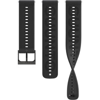 Suunto correas de relojes deportivos 22 ATH6 SILICONE STRAP ALL BLACK S+M vista frontal