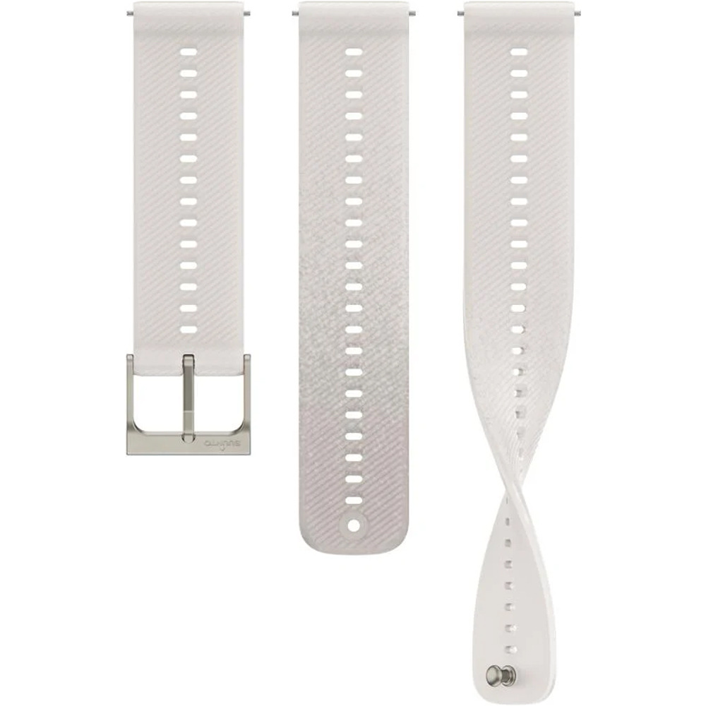 Suunto correas de relojes deportivos 22 ATH6 SILICONE STRAP POWDER GRAY S+M vista frontal