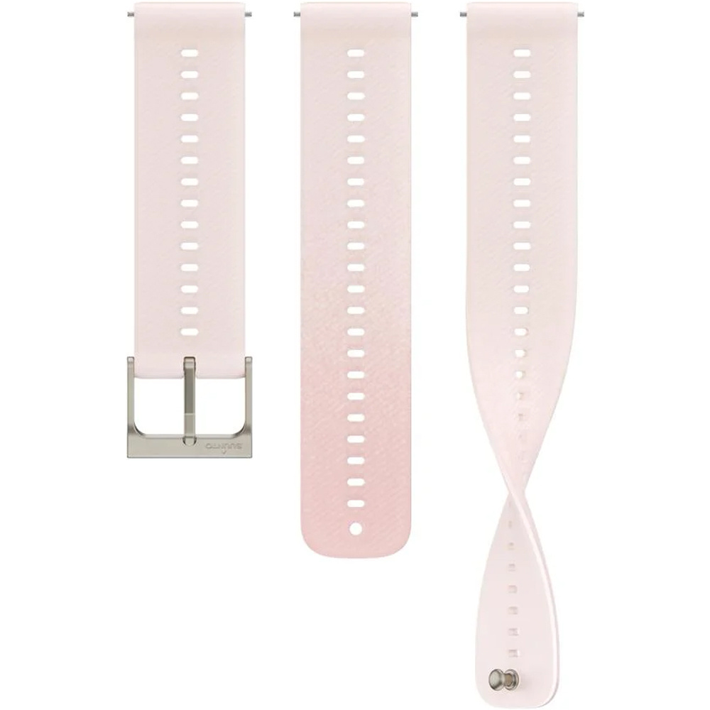 Suunto correas de relojes deportivos 22 ATH6 SILICONE STRAP POWDER PINK S+M vista frontal
