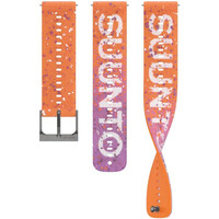 Suunto correas de relojes deportivos 22 ATH6 SILICONE STRAP POWER ORANGE S+M vista frontal