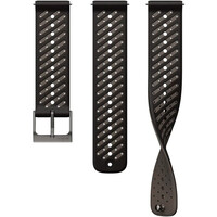 Suunto correas de relojes deportivos 22 ATH8 SILICONE STRAP BLACK S+M vista frontal