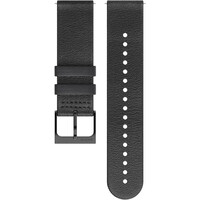 Suunto correas de relojes deportivos 22 URB6 LEATHER STRAP ALL BLACK M vista frontal