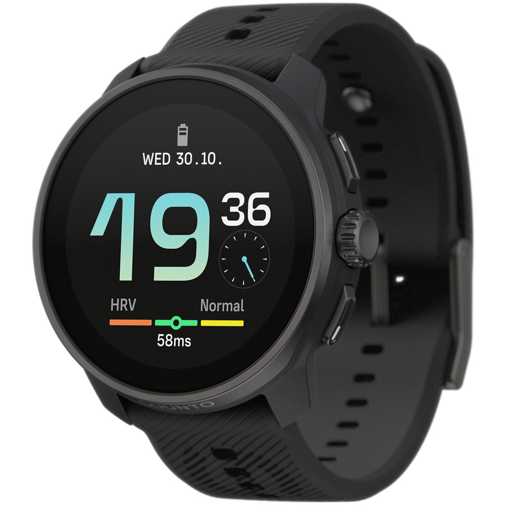 Suunto pulsómetros con gps SUUNTO RACE S ALL BLACK vista frontal