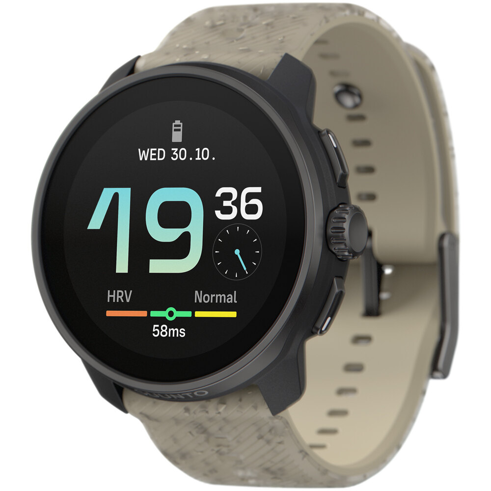 Suunto pulsómetros con gps SUUNTO RACE S GRAVEL GRAY vista frontal