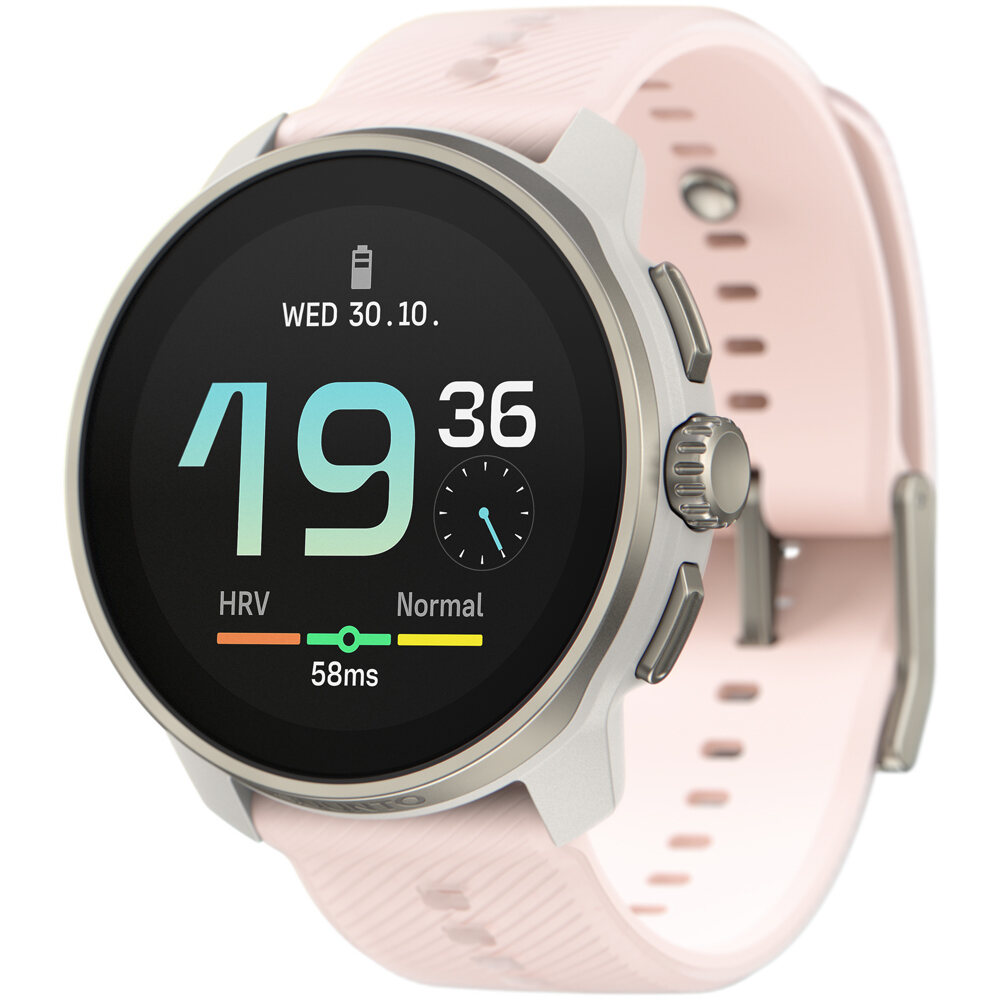 Suunto pulsómetros con gps SUUNTO RACE S POWDER PINK vista frontal
