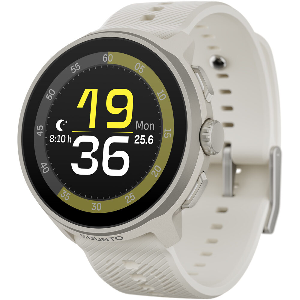 Suunto pulsómetros con gps SUUNTO RUN FROST GRAY WITH SILICONE STRA 01