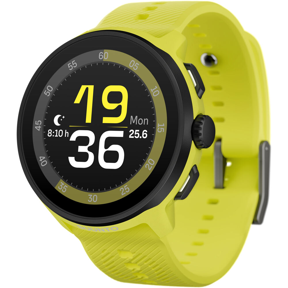 Suunto pulsómetros con gps SUUNTO RUN LIME WITH SILICONE STRAP 01