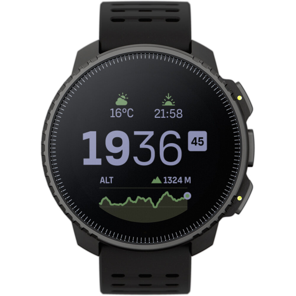 Suunto pulsómetros con gps SUUNTO VERTICAL ALL BLACK vista frontal