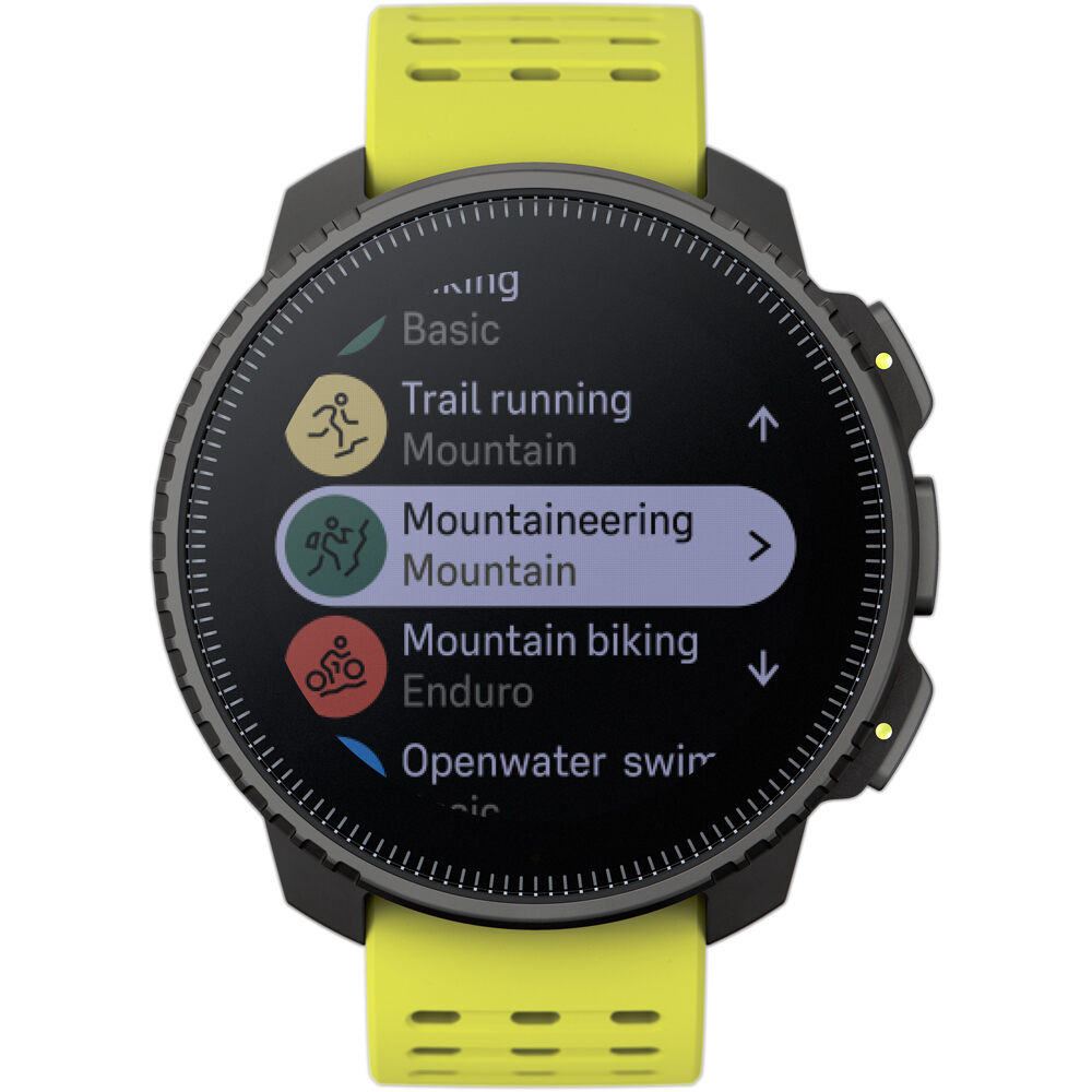 Suunto pulsómetros con gps SUUNTO VERTICAL BLACK LIME 01