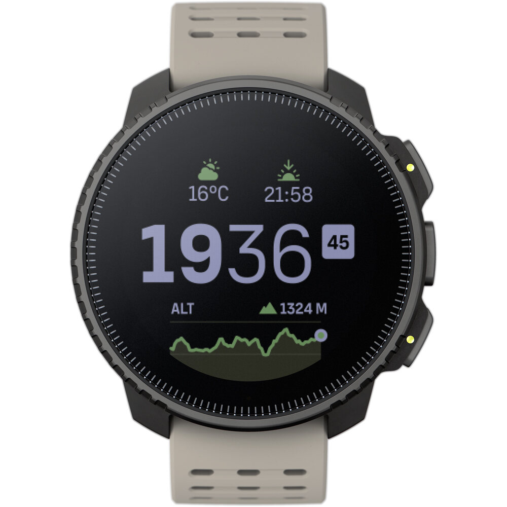 Suunto pulsómetros con gps SUUNTO VERTICAL BLACK SAND vista frontal