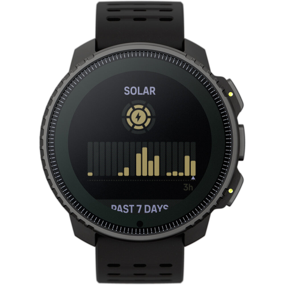 Suunto pulsómetros con gps SUUNTO VERTICAL SOLAR ALL BLACK - STEEL 05