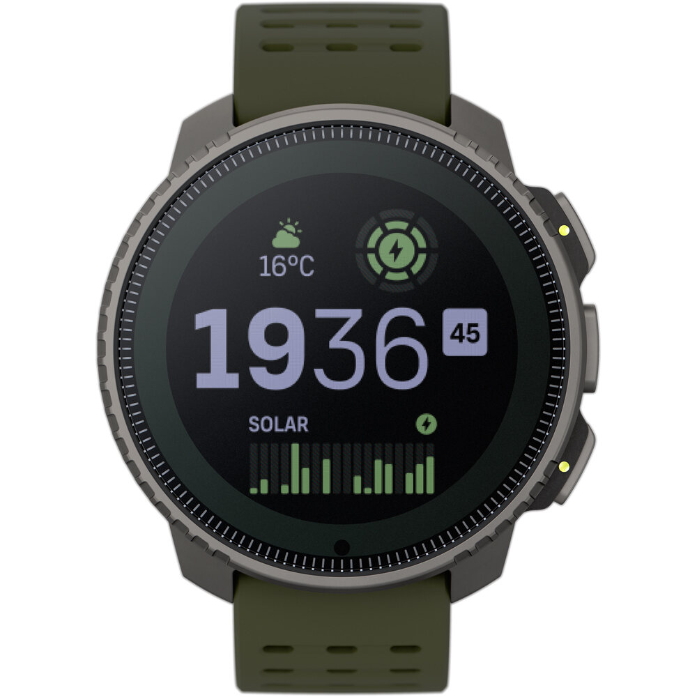 Suunto pulsómetros con gps SUUNTO VERTICAL TITANIUM SOLAR FOREST vista frontal