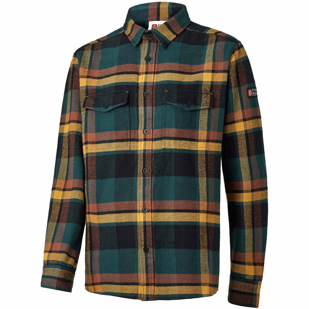 Ternua camisa manga larga hombre BURNT COOVE M vista frontal