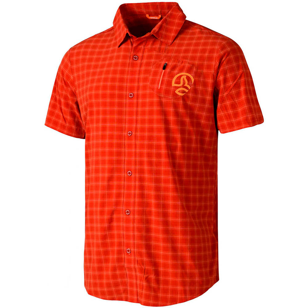 Ternua camisa montaña manga corta hombre ATHYM ST M vista frontal