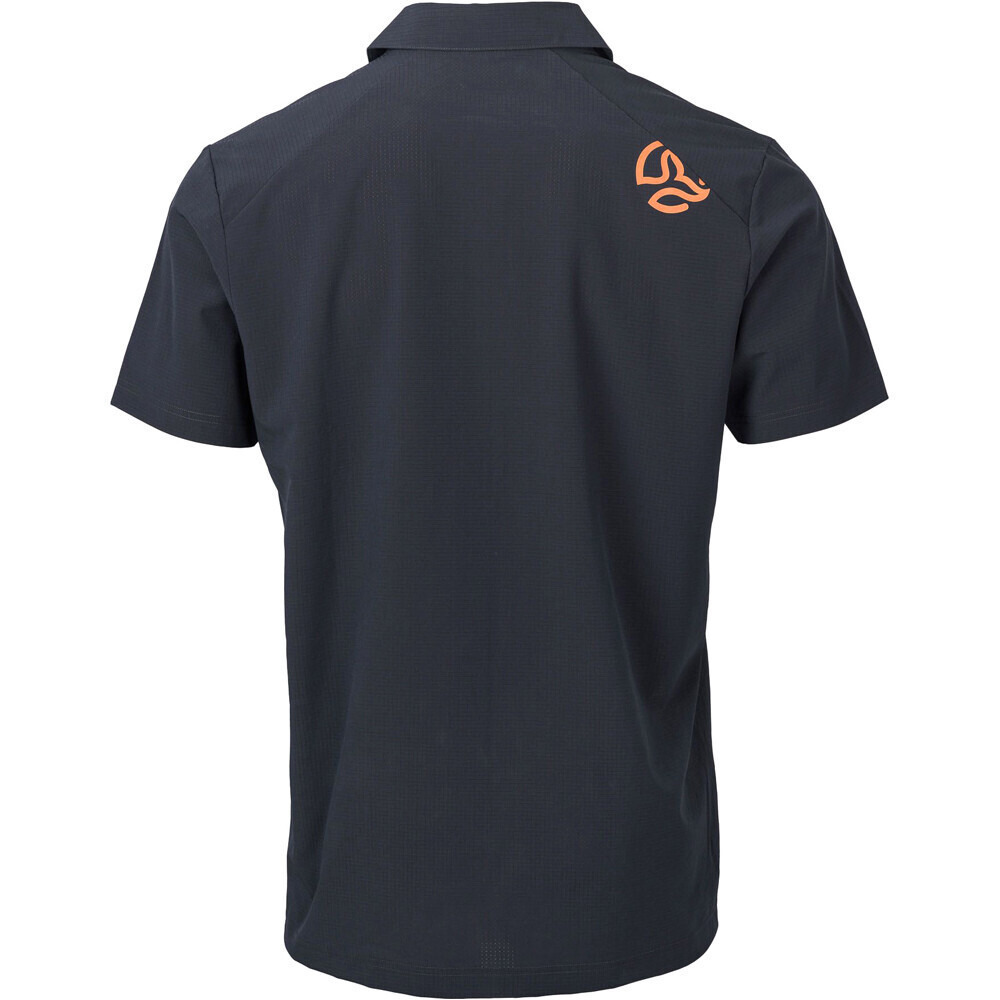 Ternua camisa montaña manga corta hombre GRUVIS AIR ST M vista trasera