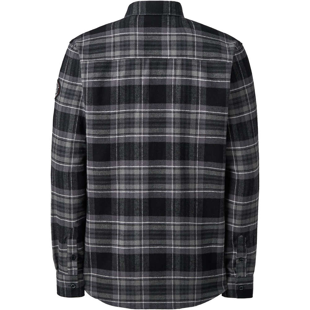 Ternua camisa montaña manga larga hombre HARCOURT vista trasera