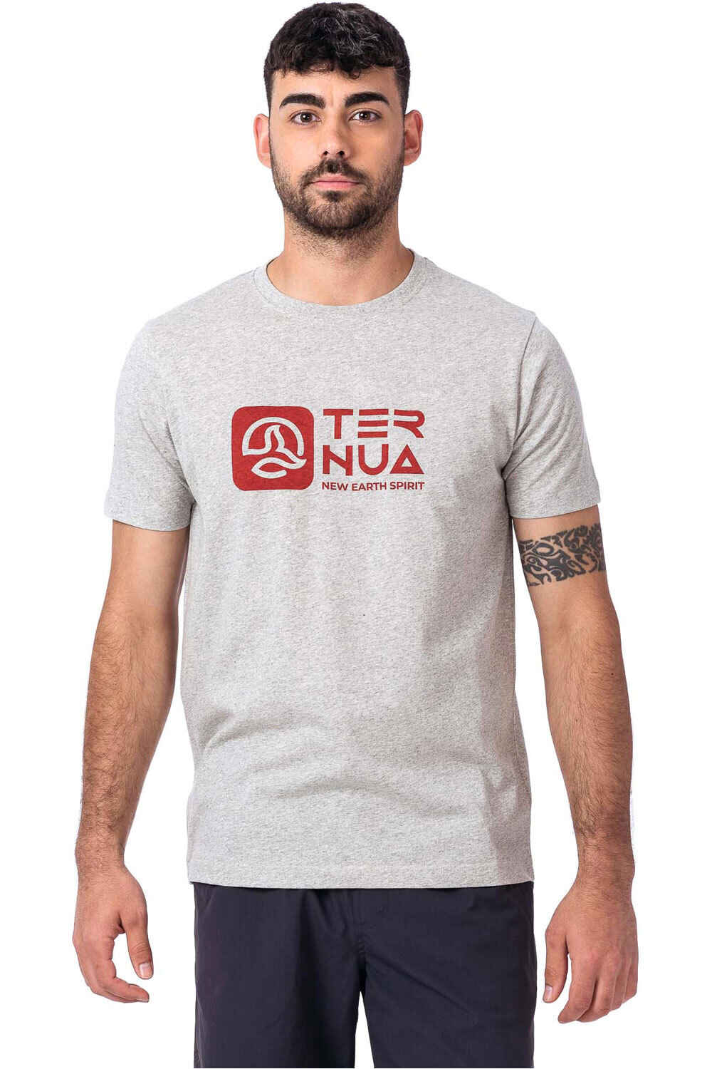 Ternua camiseta montaña manga corta hombre AILIK T M GR vista detalle