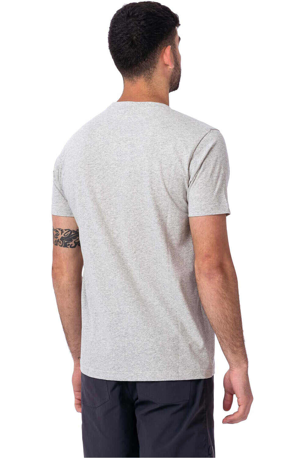 Ternua camiseta montaña manga corta hombre AILIK T M GR vista trasera