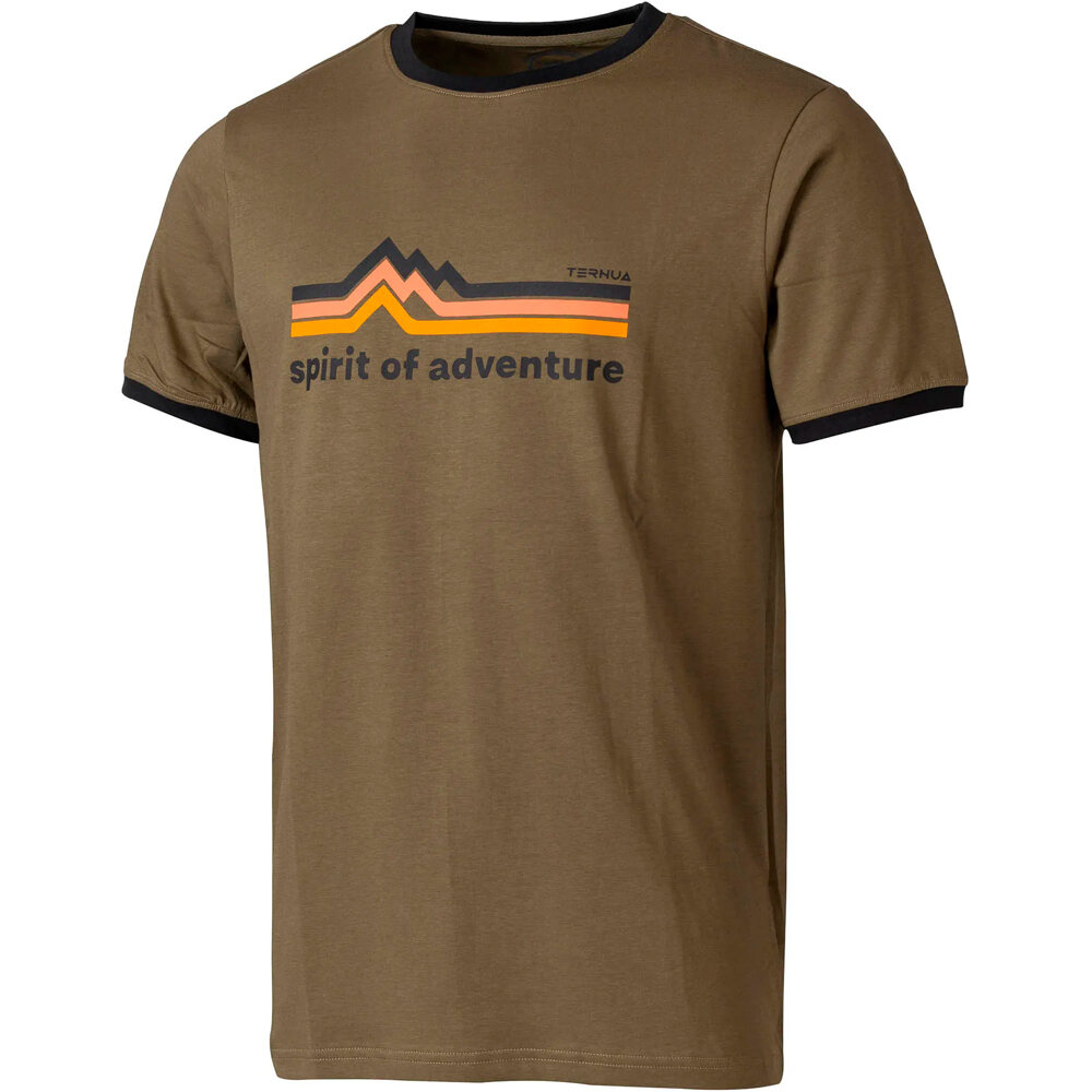 Ternua camiseta montaña manga corta hombre APUT REGENERATIVE T M vista frontal
