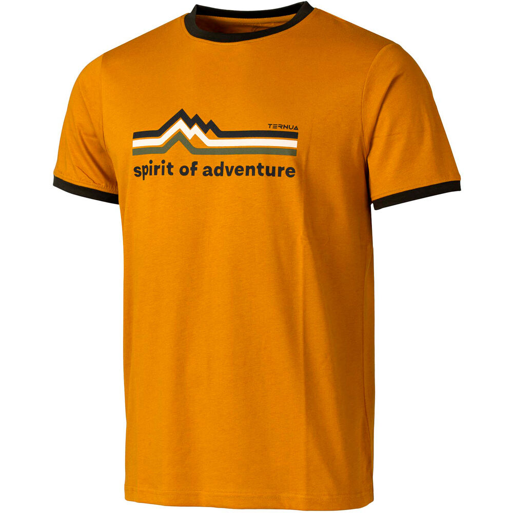 Ternua camiseta montaña manga corta hombre APUT REGENERATIVE T M vista frontal
