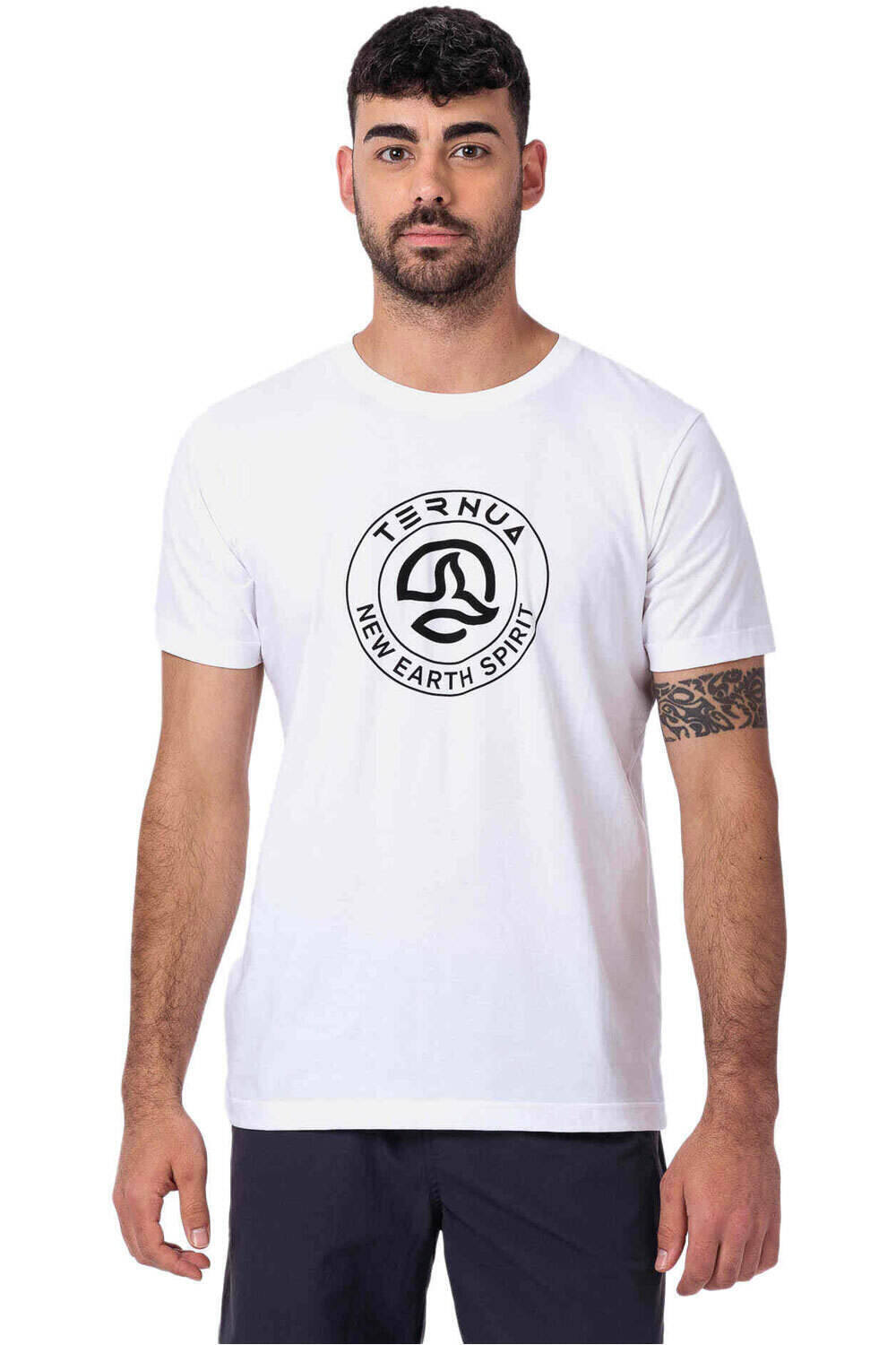 Ternua camiseta montaña manga corta hombre AYRE T M BL vista trasera