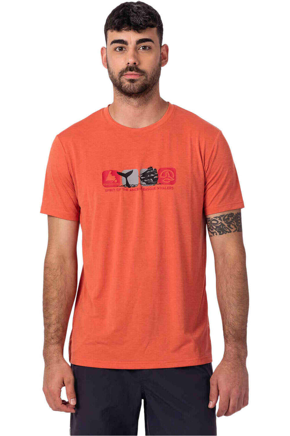 Ternua camiseta montaña manga corta hombre DYKE T M vista frontal