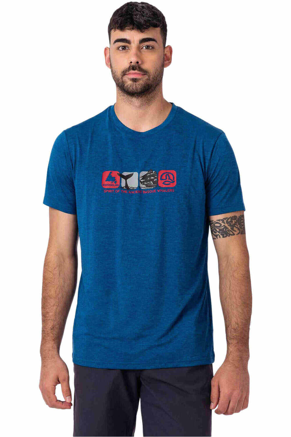 Ternua camiseta montaña manga corta hombre DYKE T M vista frontal