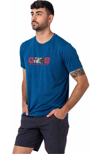 Ternua camiseta montaña manga corta hombre DYKE T M vista trasera