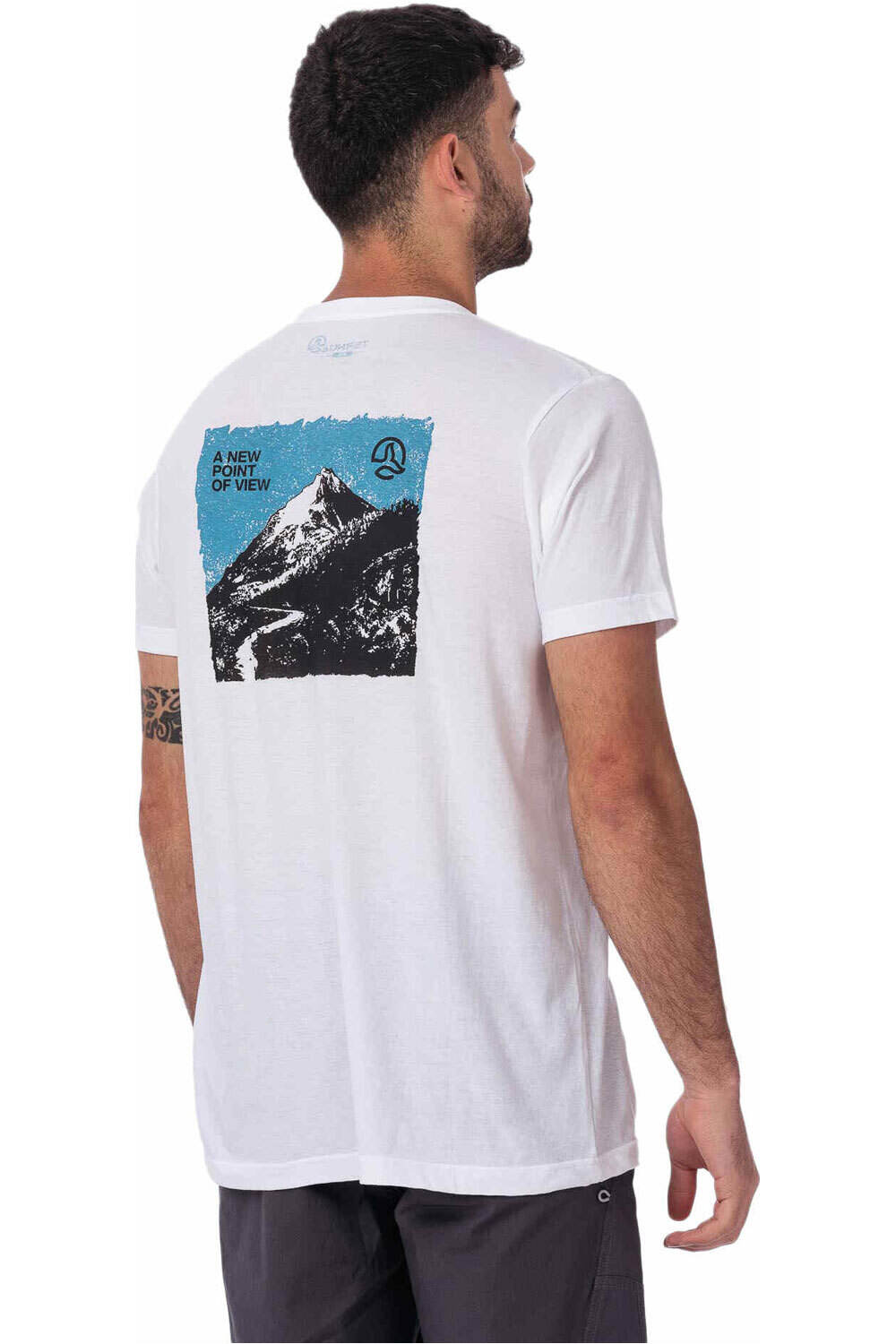 Ternua camiseta montaña manga corta hombre OLIMPO vista detalle