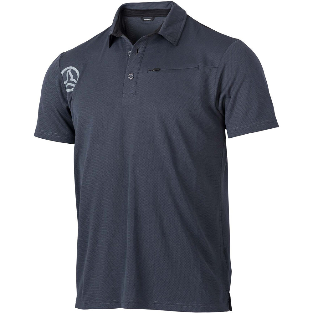 Ternua camiseta montaña manga corta hombre SKELD 2.0 POLO M vista frontal
