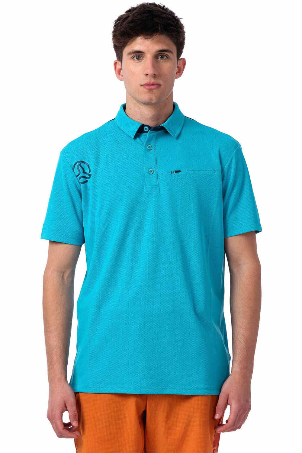 Ternua camiseta montaña manga corta hombre SKELD 2.0 POLO M vista frontal