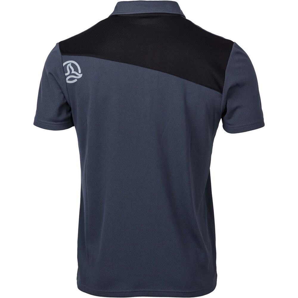 Ternua camiseta montaña manga corta hombre SKELD 2.0 POLO M vista trasera