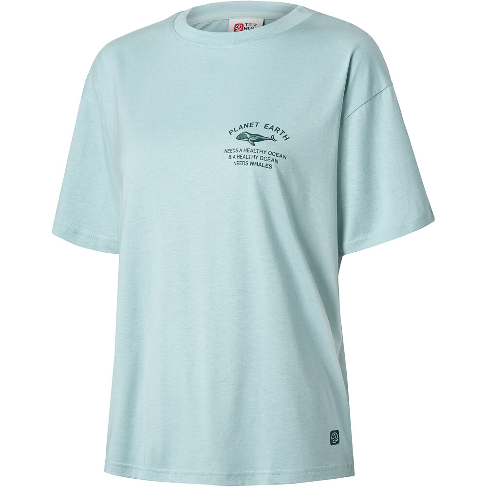 Ternua camiseta montaña manga corta mujer CUSLETT T W vista frontal