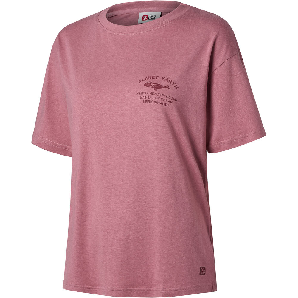 Ternua camiseta montaña manga corta mujer CUSLETT T W vista frontal
