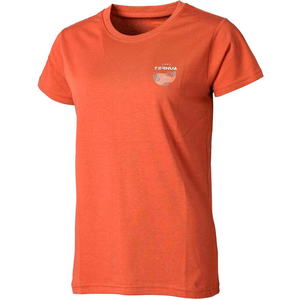 Ternua camiseta montaña manga corta mujer INUKITU REGENERATIVE T W vista frontal