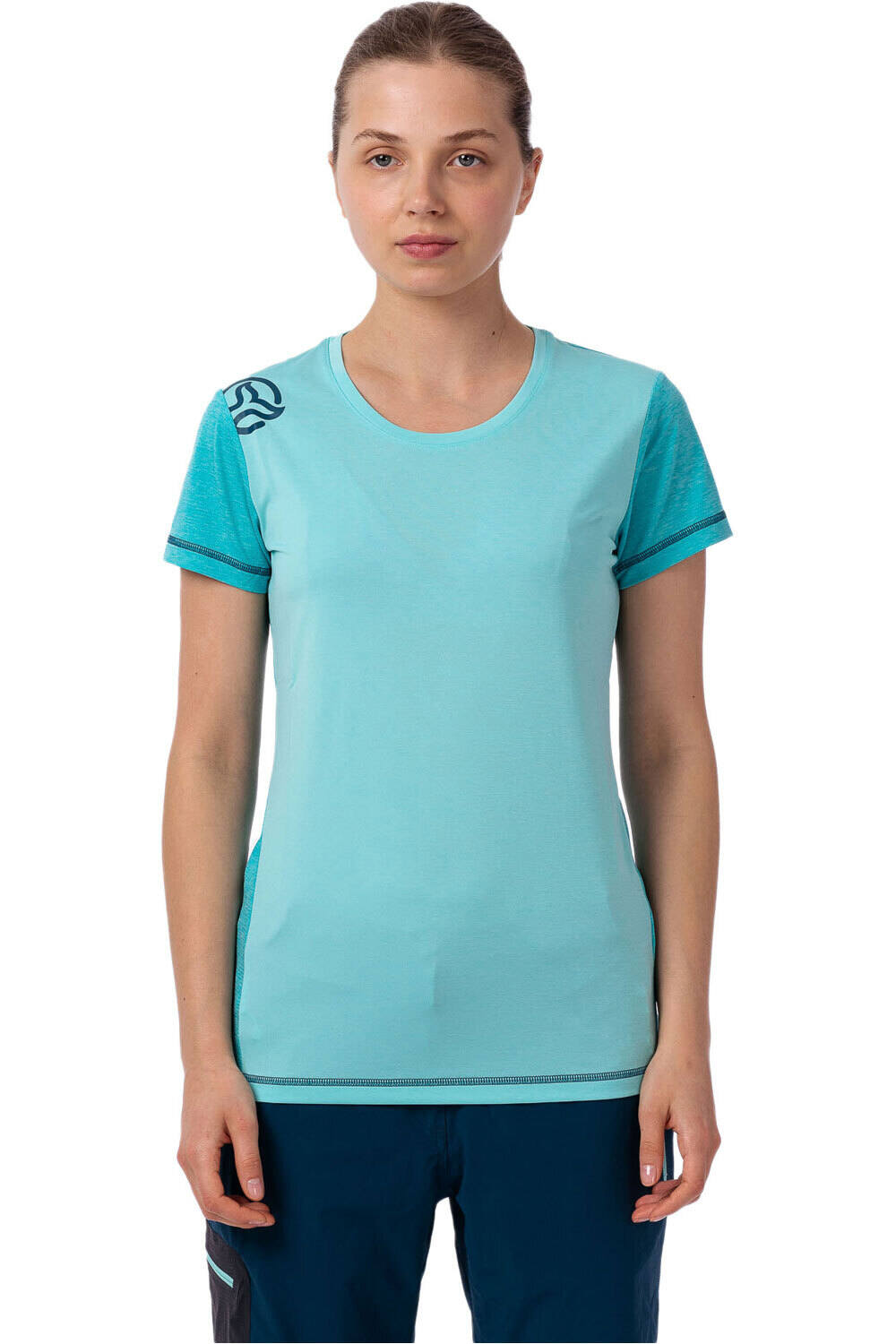 Ternua camiseta montaña manga corta mujer KRINA TEE W vista frontal
