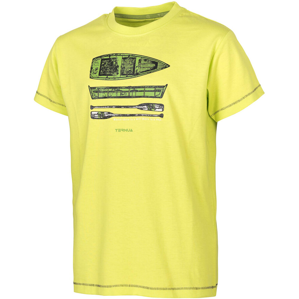 Ternua camiseta montaña manga corta niño BARLETTS vista frontal