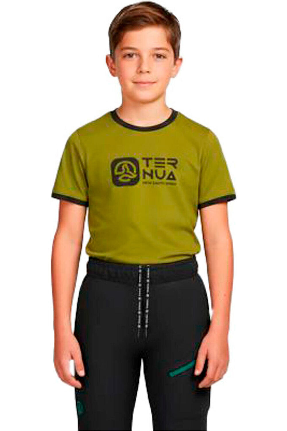 Ternua camiseta montaña manga corta niño KIMMIK REGENERATIVE T K vista frontal