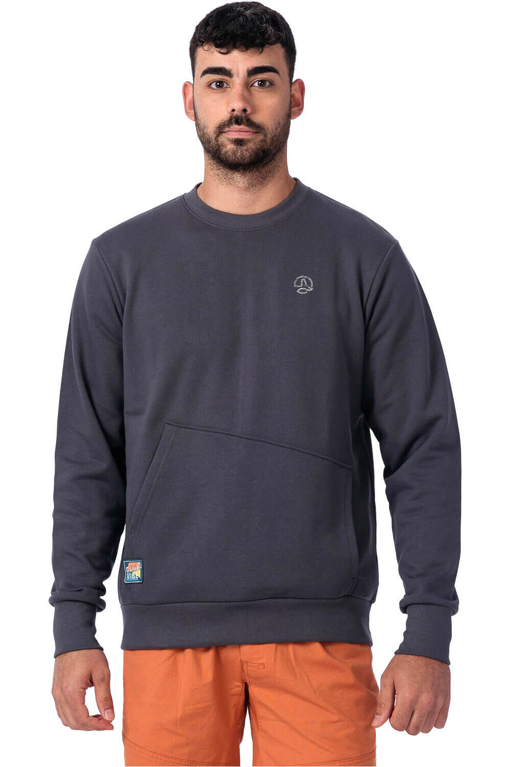 Ternua camiseta montaña manga larga hombre HALFDOME vista frontal