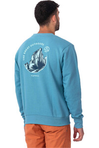 Ternua camiseta montaña manga larga hombre HALFDOME vista trasera