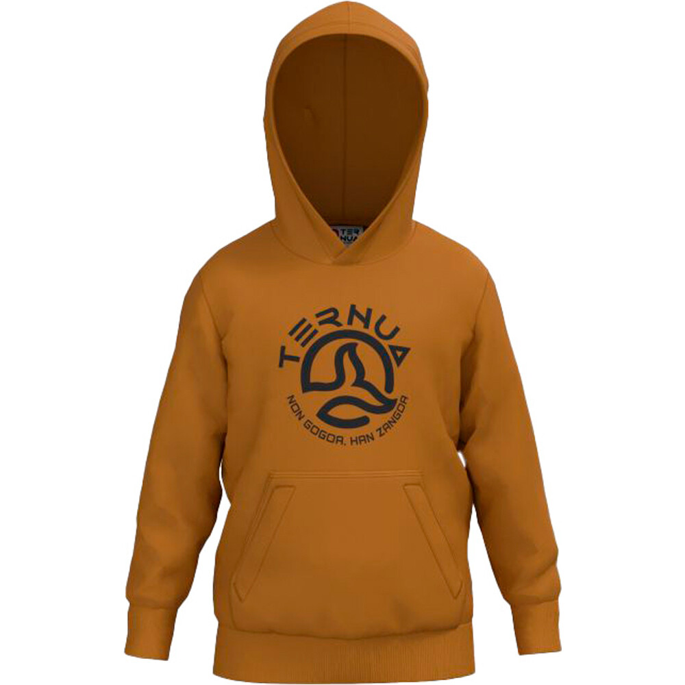 Ternua camiseta montaña manga larga niño BOTWOOD HOODY K vista trasera