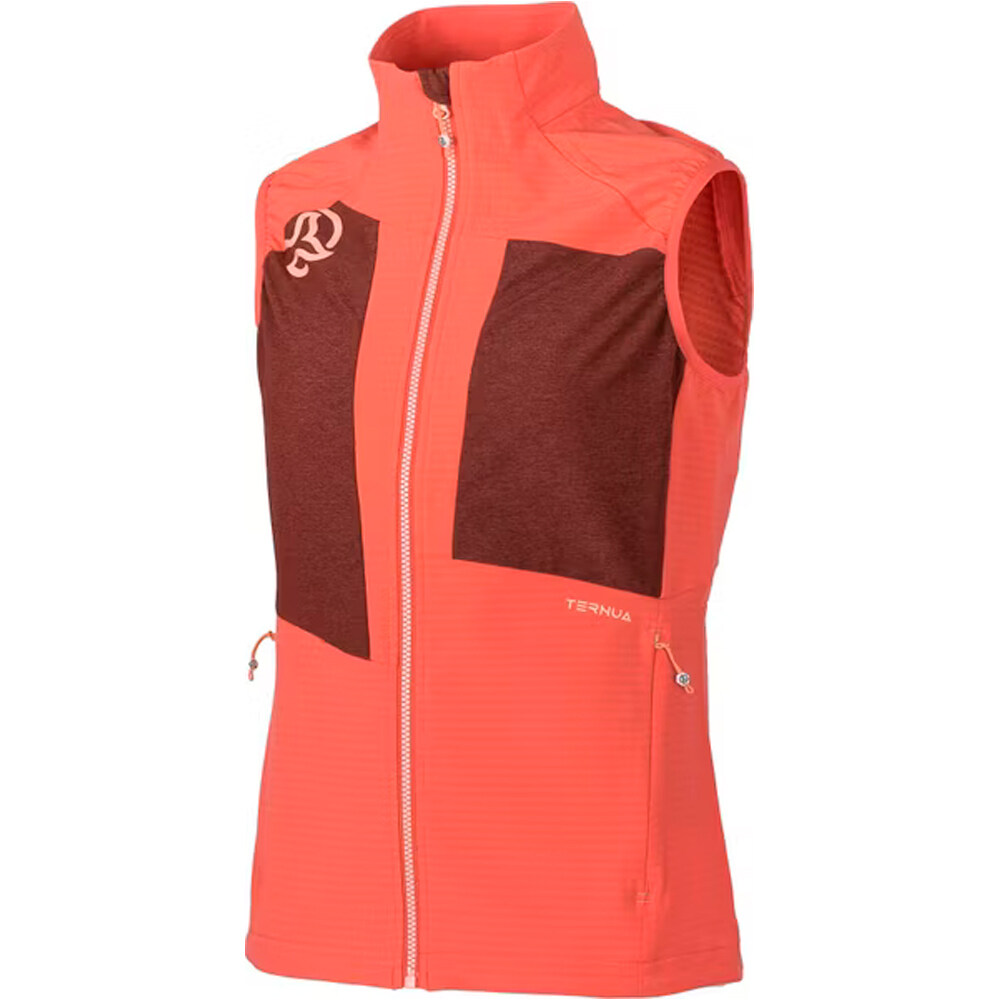 Ternua chaleco outdoor mujer KLIGGERA HARD VEST W vista frontal