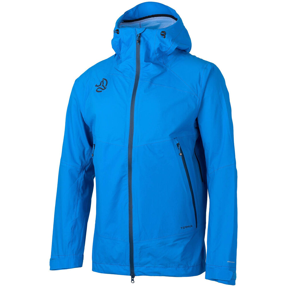 Ternua chaqueta impermeable hombre ARKO JKT M AZ vista frontal