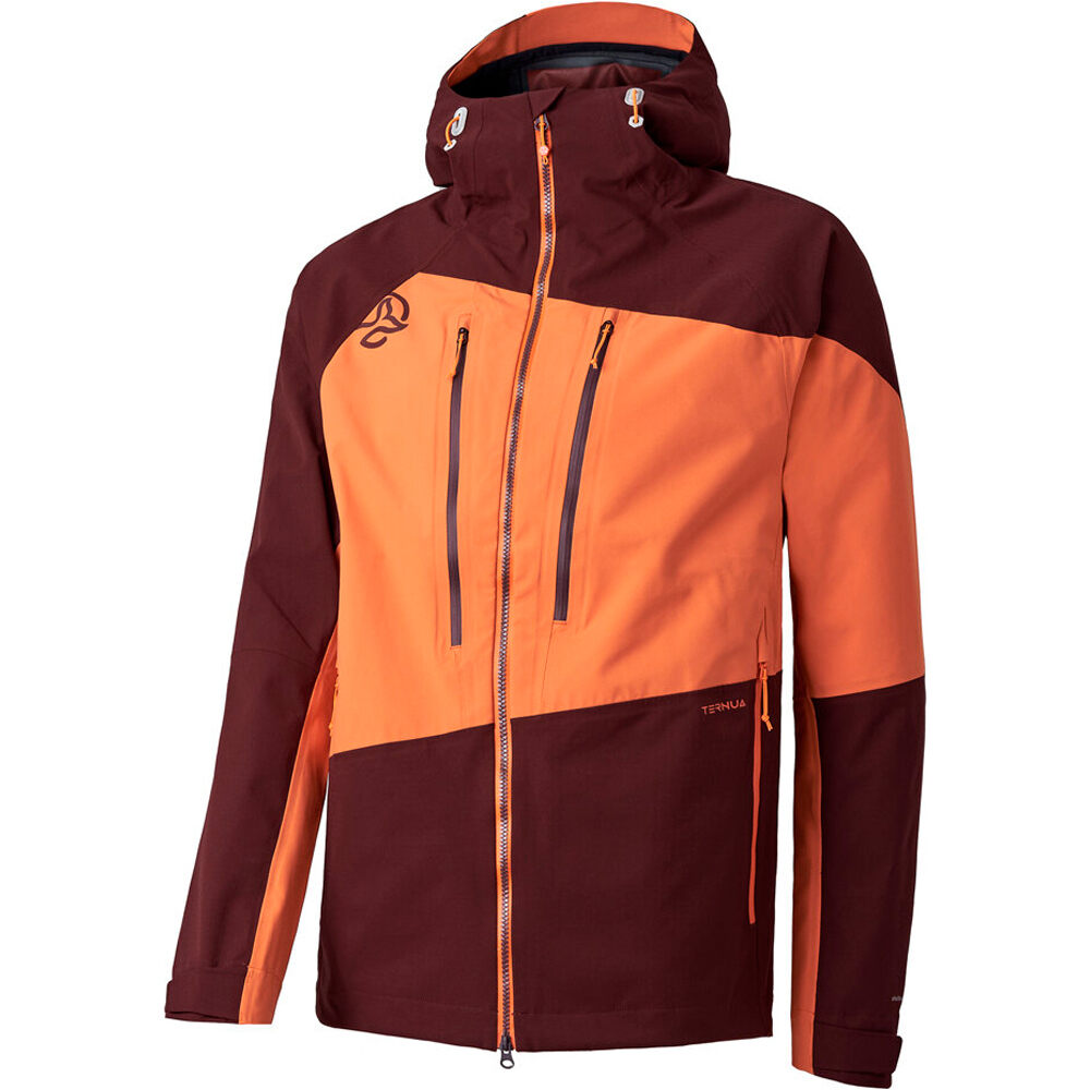 Ternua chaqueta impermeable hombre KLIMMER JKT M NA vista frontal