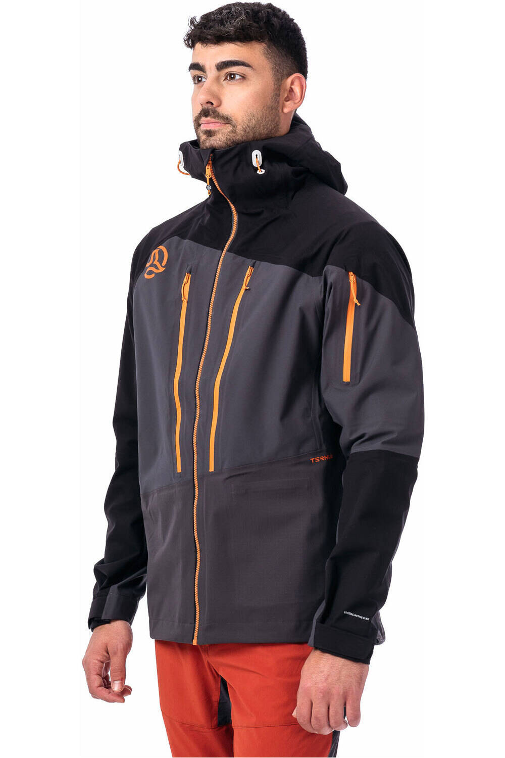 Ternua chaqueta impermeable hombre KLIMMER JKT M NE vista detalle