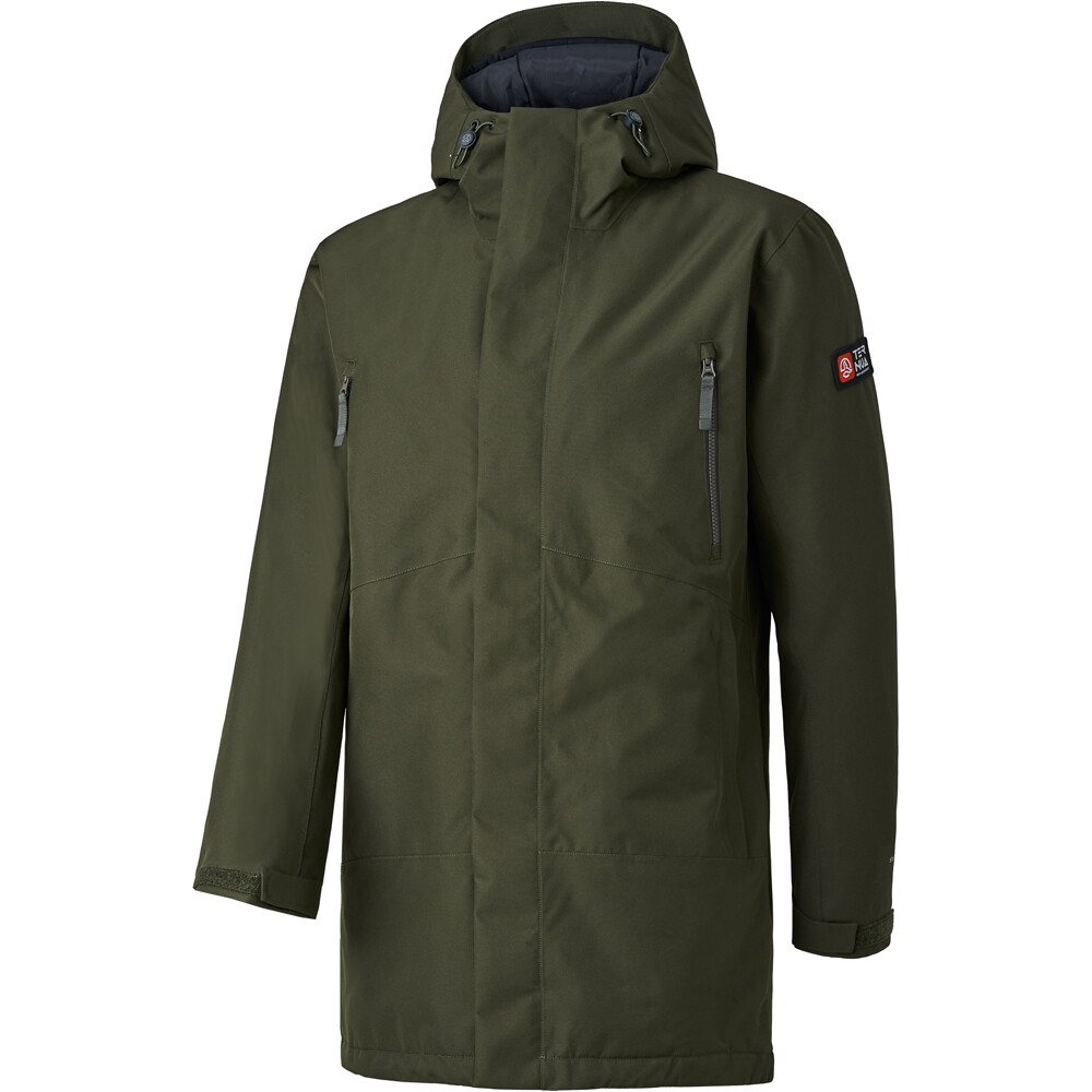 Ternua chaqueta impermeable hombre LABRADOR PARKA M vista frontal