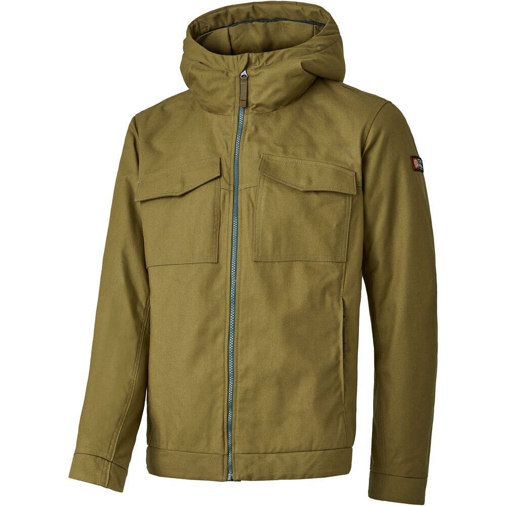 Ternua chaqueta impermeable hombre LATXA WOOL JKT M vista frontal