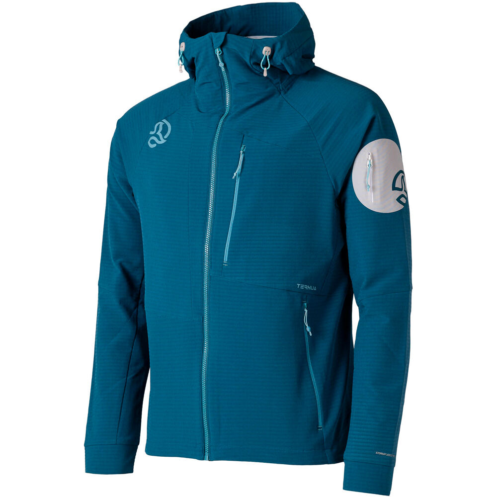 Ternua chaqueta impermeable hombre TORSEN HARD HOOD JKT M vista frontal