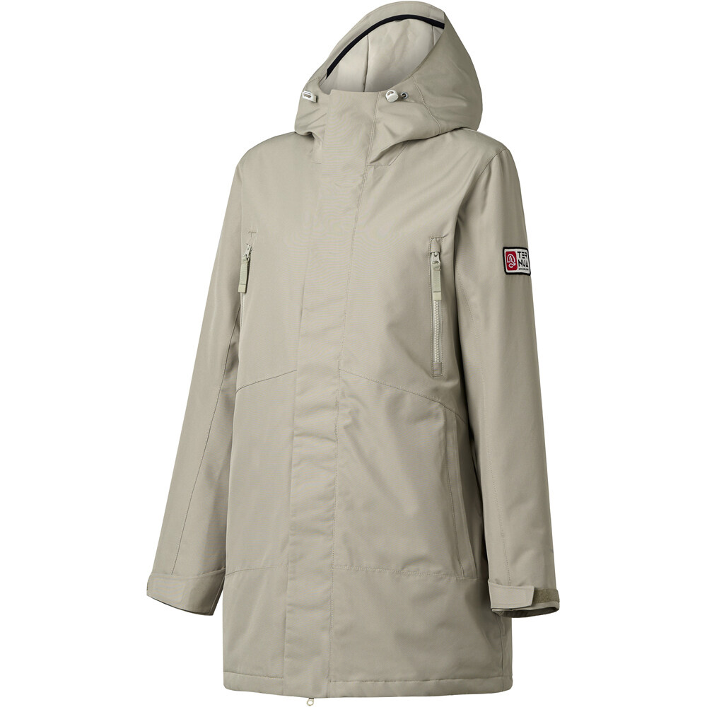 Ternua chaqueta impermeable insulada mujer LABRADOR PARKA W vista frontal